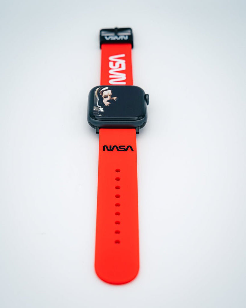NASA - Worm Logo Red Smartwatch Band - MobyFox