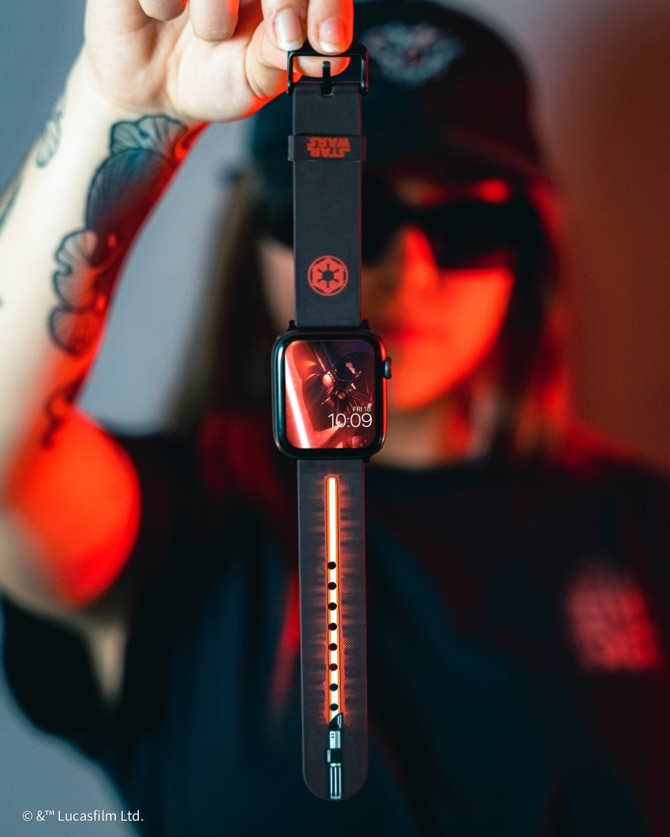 Star Wars Vader Lightsaber Apple Watch Band | Officially | MobyFox