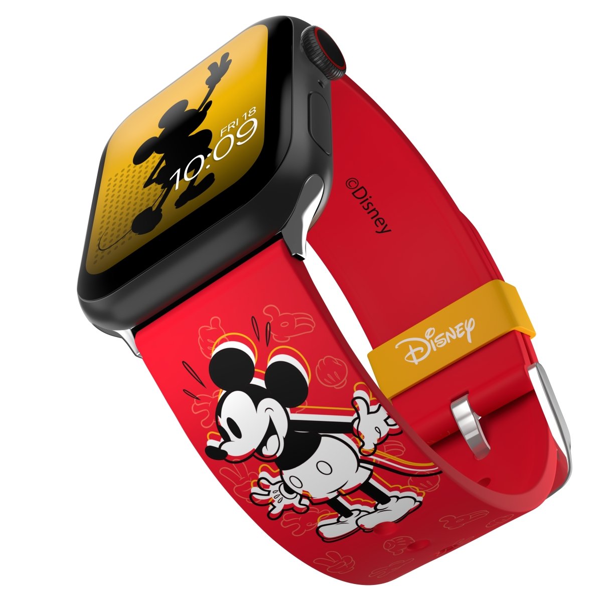 Fossil x Disney© Unisex Special Edition Classic Disney Mickey Mouse  Automatic Black Leather Strap Watch | Dillard's