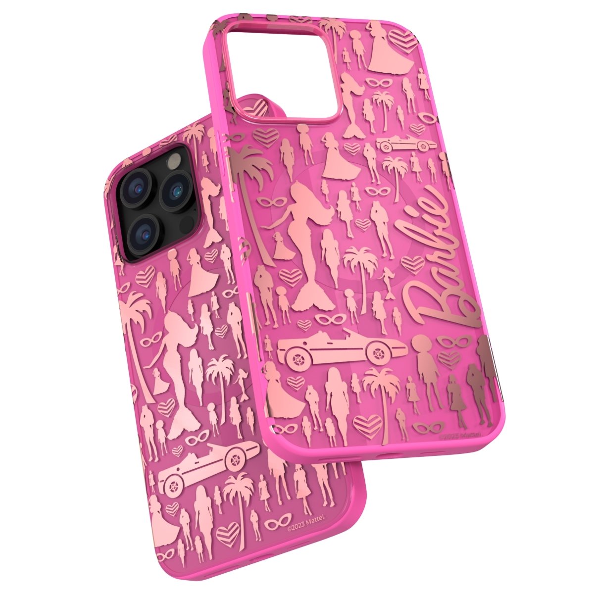 BARBIE Classic Pink Apple iPhone 14 Phone Case - MobyFox