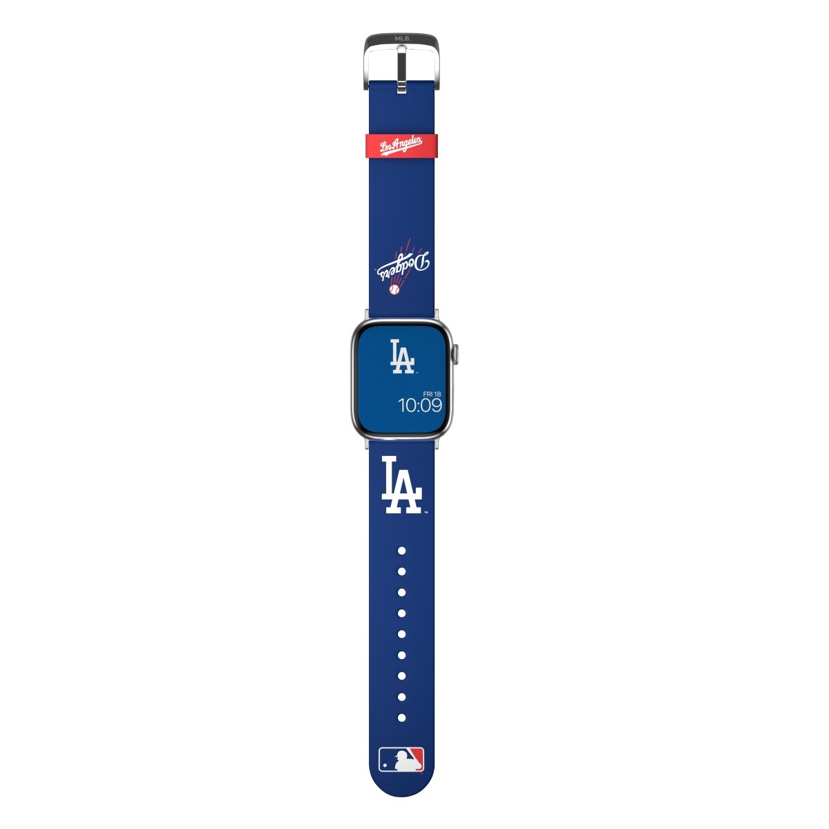 This Officially Licensed Watch Band Includes 20+ Exclusive Watch Faces MLB - Los Angeles Dodgers Apple Watch Band | Officially Licensed | MobyFox