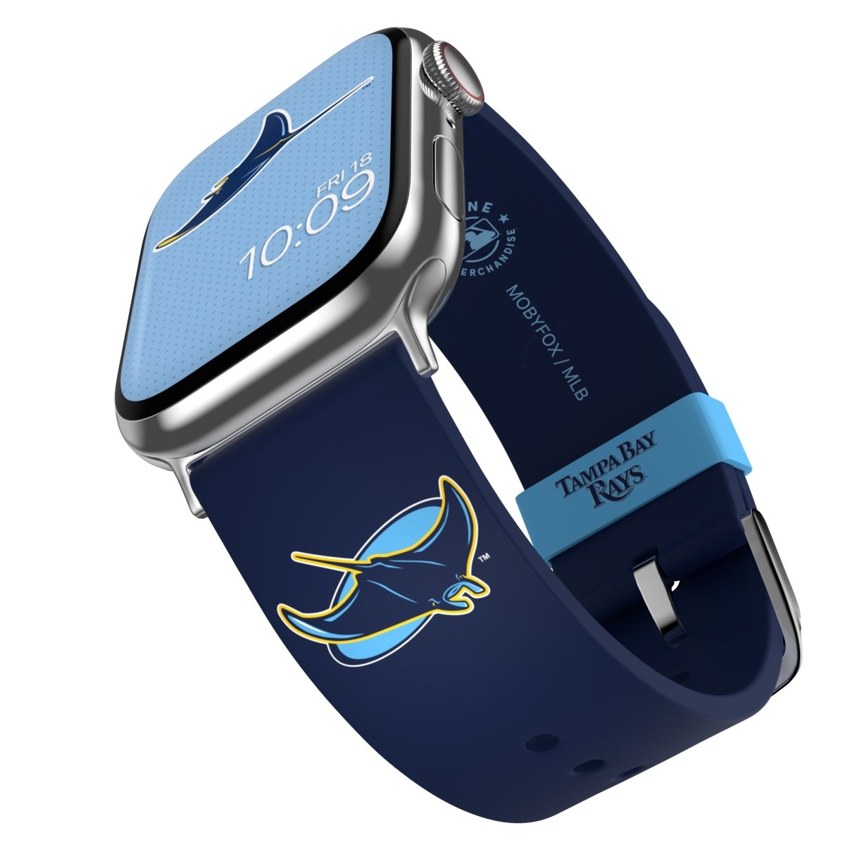 Tampa Bay Rays Silicone Apple Watch Band