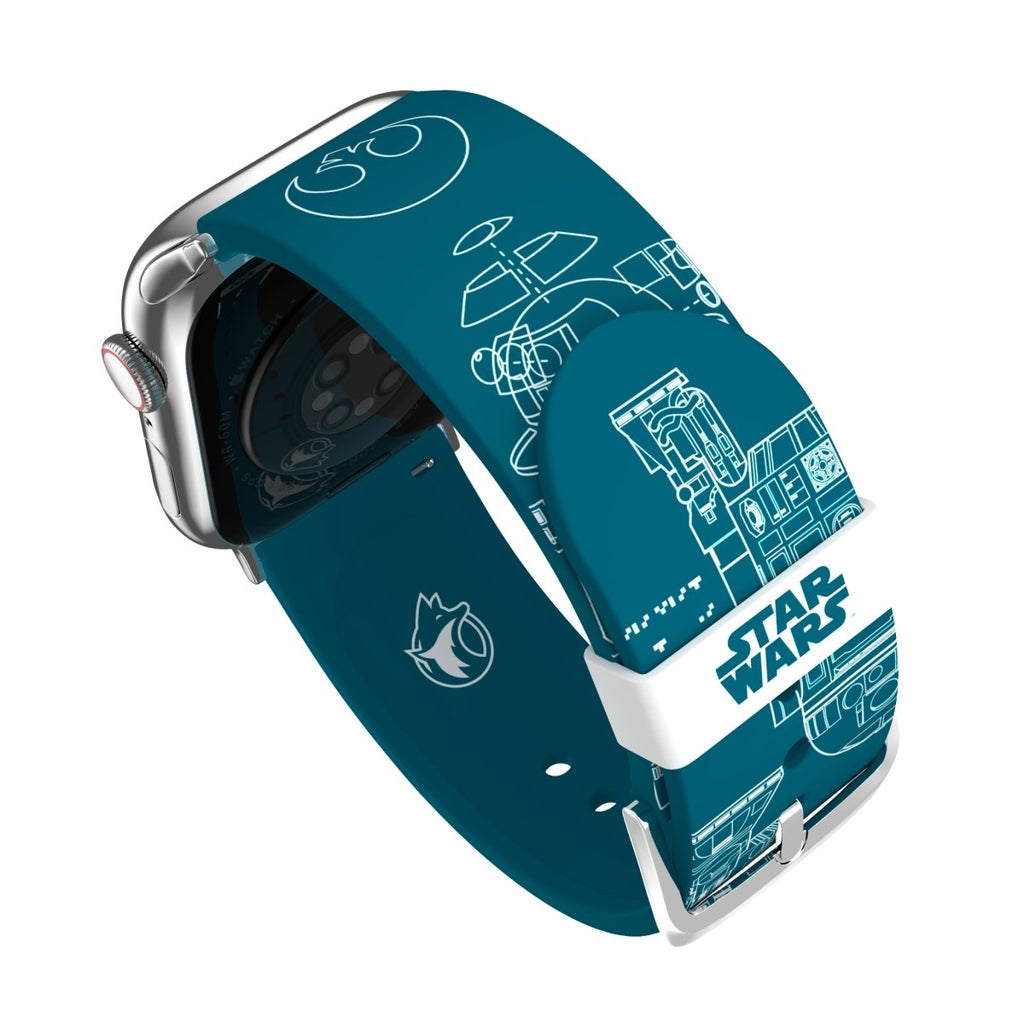 Star Wars - Droid Blueprints: R2-D2 Smartwatch Band - MobyFox