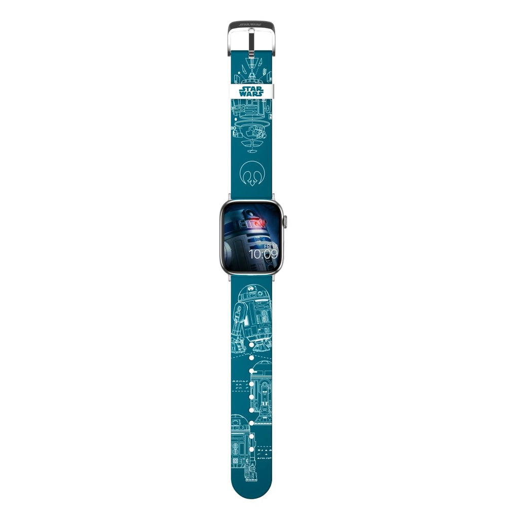 Star Wars - Droid Blueprints: R2-D2 Smartwatch Band - MobyFox