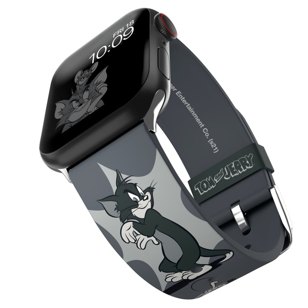 Tom and Jerry - Black and White Mayhem Smartwatch Band - MobyFox