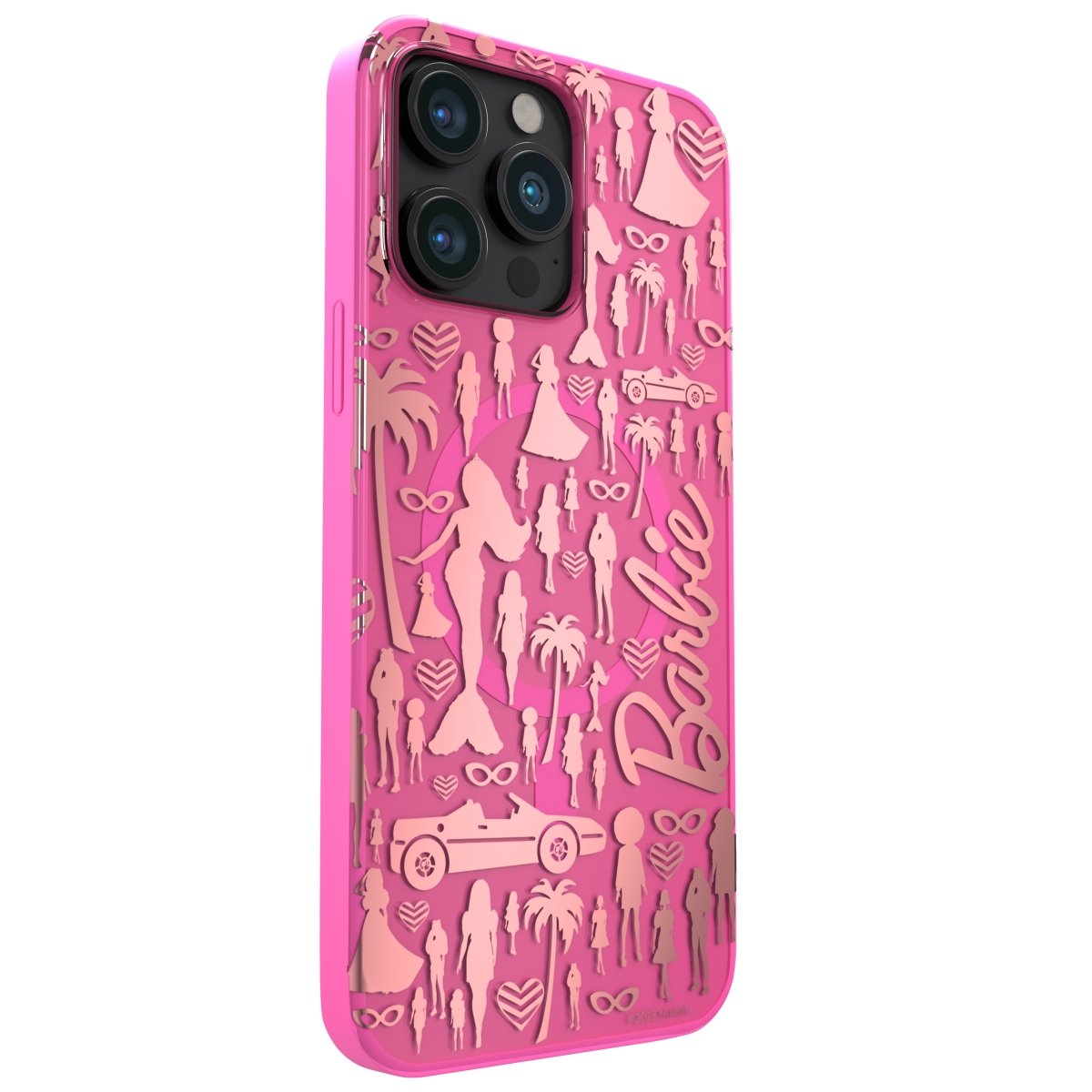 BARBIE Classic Pink Apple iPhone 14 Pro Max Phone Case - MobyFox