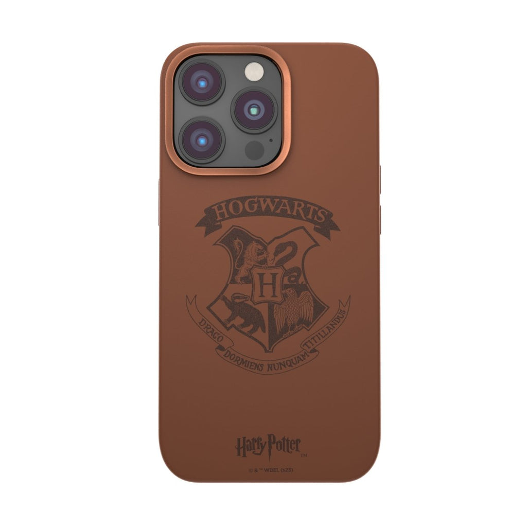 Harry Potter - Hogwarts Leather Phone Case iPhone 13 Pro - MobyFox