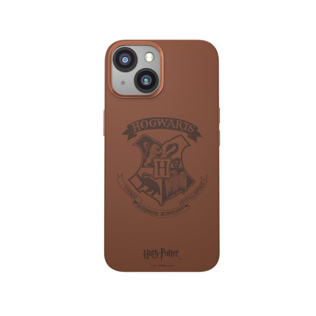 Harry Potter - Hogwarts Leather Phone Case iPhone 13 Mini - MobyFox